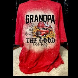 Red Graphic Short Sleeve Tee